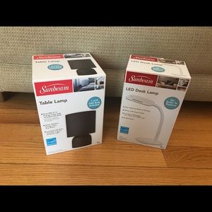 Sunbeam Table and LED Desk Lamp